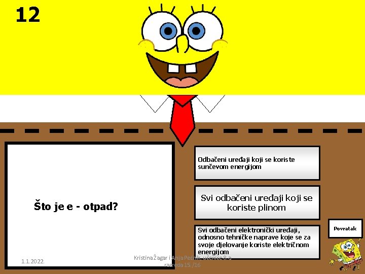 12 Odbačeni uređaji koji se koriste sunčevom energijom Što je e - otpad? 1.