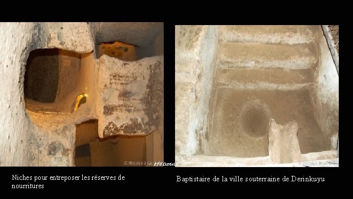 PPS Daniel. S Niches pour entreposer les réserves de nourritures Baptistaire de la ville