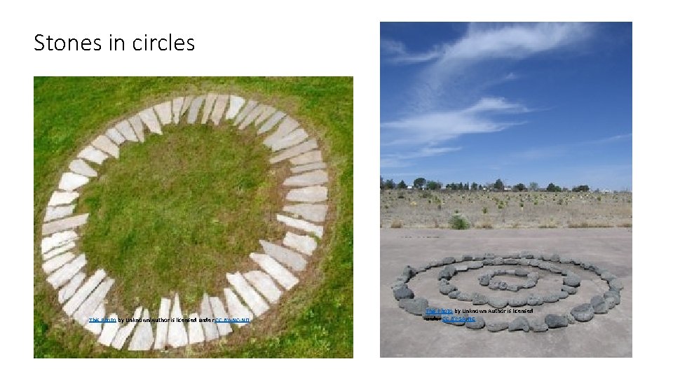 Stones in circles This Photo by Unknown Author is licensed under CC BY-NC-ND This