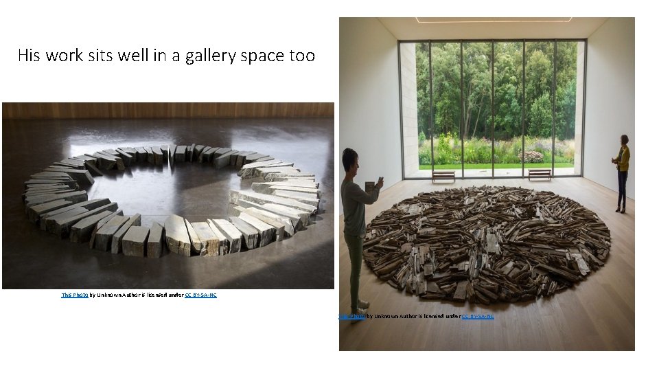 His work sits well in a gallery space too This Photo by Unknown Author