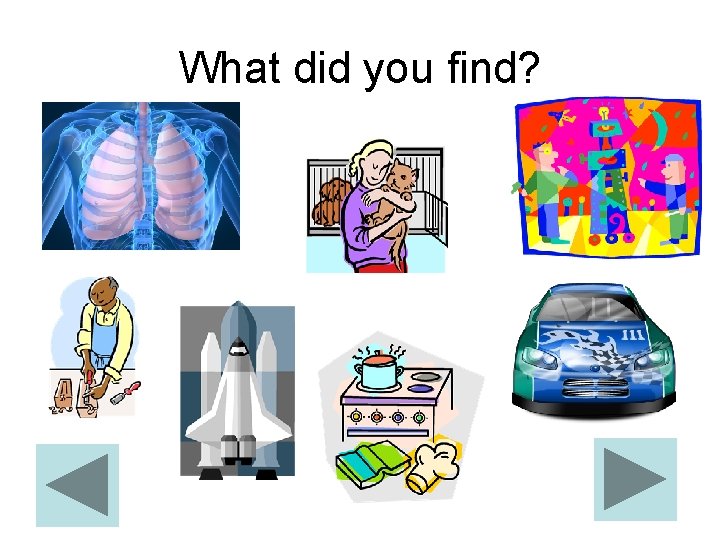 What did you find? 