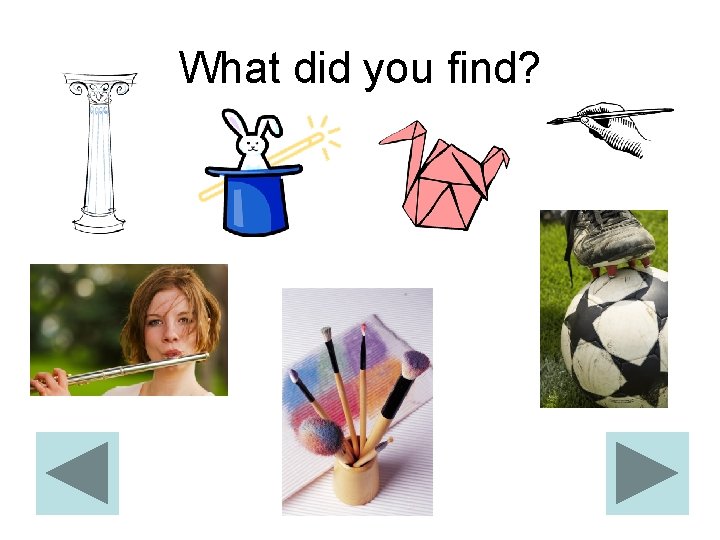What did you find? 
