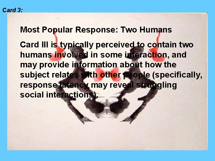Card 3: Most Popular Response: Two Humans Card III is typically perceived to contain Card 3: Most Popular Response: Two Humans Card III is typically perceived to contain