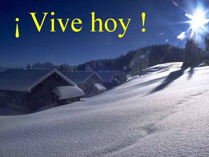 ¡ Vive hoy ! 