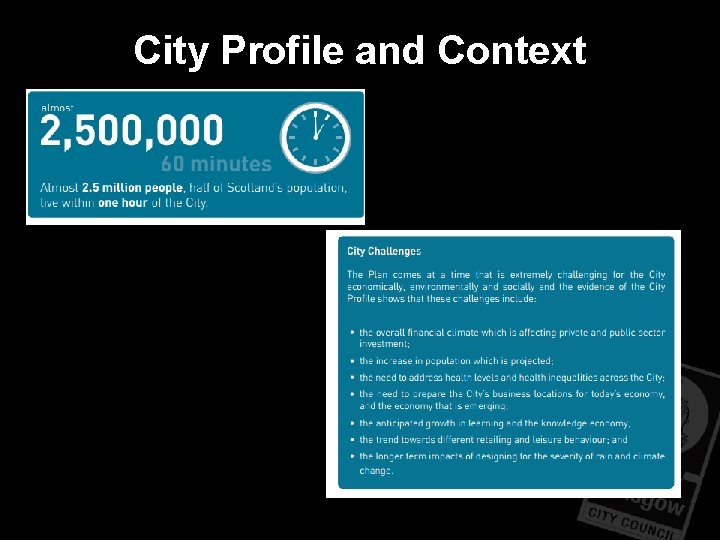City Profile and Context City Profile and Context