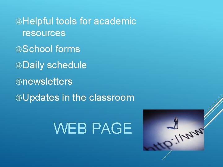  Helpful tools for academic resources School Daily forms schedule newsletters Updates in the
