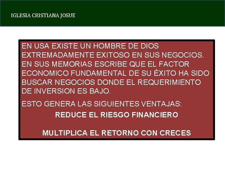 IGLESIA CRISTIANA JOSUE EN USA EXISTE UN HOMBRE DE DIOS EXTREMADAMENTE EXITOSO EN SUS