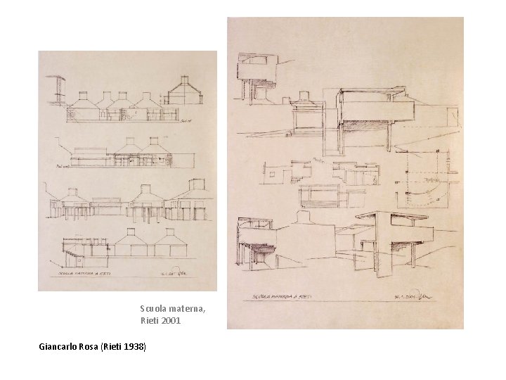 Scuola materna, Rieti 2001 Giancarlo Rosa (Rieti 1938) 