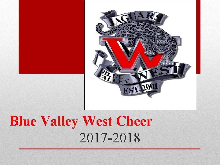 Blue Valley West Cheer 2017 -2018 