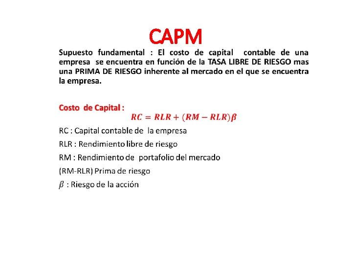 CAPM 