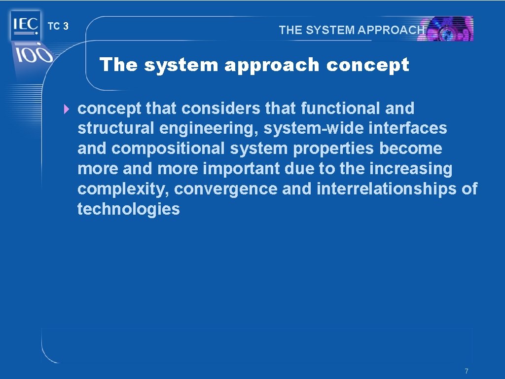 TC 3 THE SYSTEM APPROACH The system approach concept 4 concept that considers that TC 3 THE SYSTEM APPROACH The system approach concept 4 concept that considers that