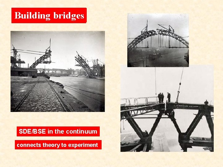 Building bridges SDE/BSE in the continuum connects theory to experiment 