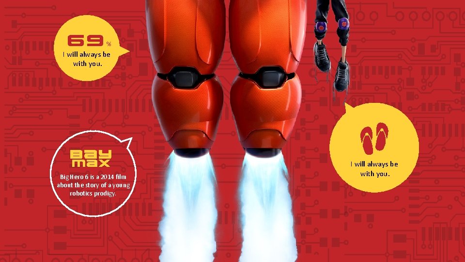 69% I will always be with you. BAY MAX Big Hero 6 is a