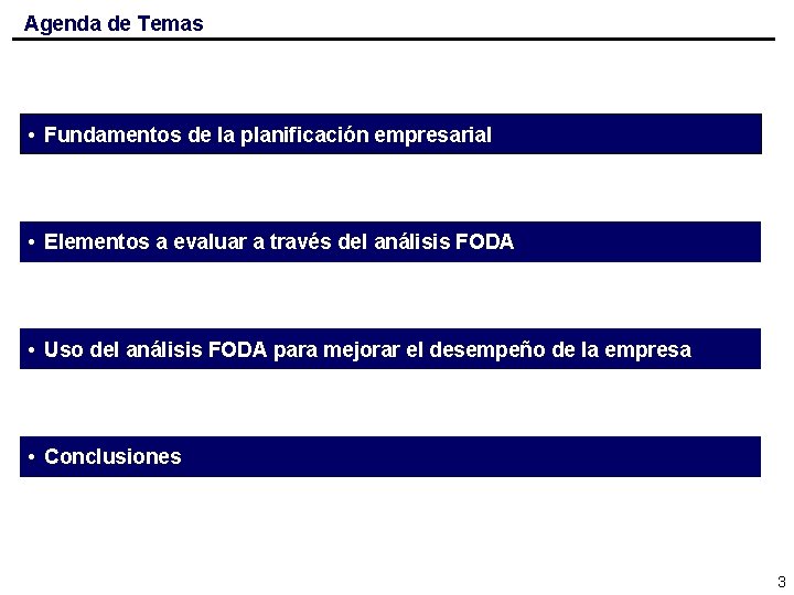 Como aprovechar el anlisis FODA para la planificacin