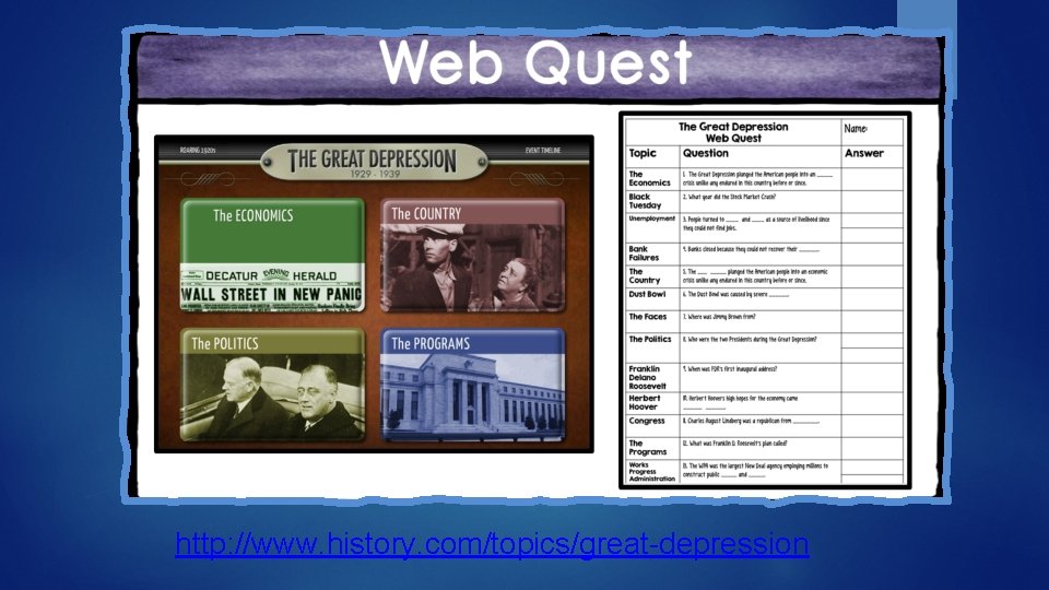 http: //www. history. com/topics/great-depression 