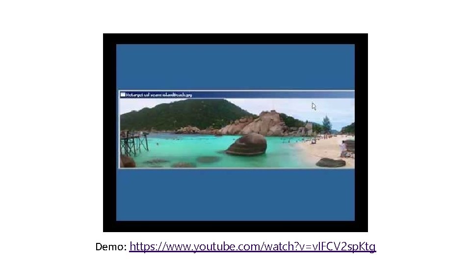 41 Demo: https: //www. youtube. com/watch? v=v. IFCV 2 sp. Ktg 