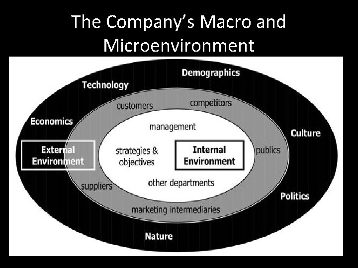 The Company’s Macro and Microenvironment 