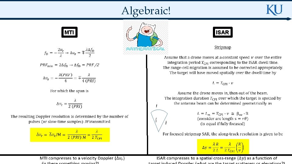 Algebraic! MTI ISAR Owen - SAR Project 2 