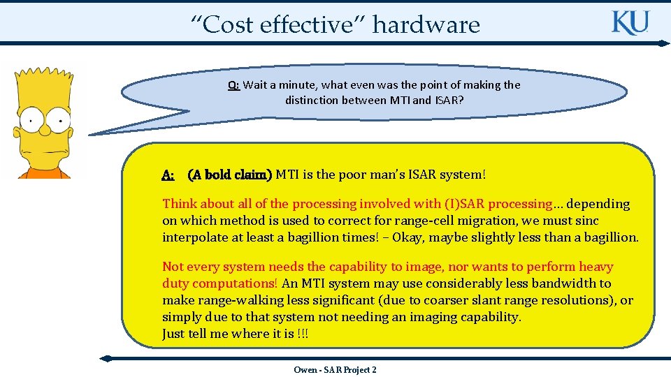 “Cost effective” hardware Q: Wait a minute, what even was the point of making