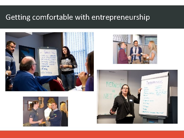 Getting comfortable with entrepreneurship 