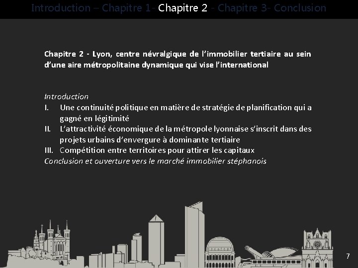 Introduction – Chapitre 1 - Chapitre 2 - Chapitre 3 - Conclusion Chapitre 2