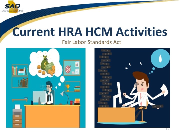 Current HRA HCM Activities Fair Labor Standards Act 19 