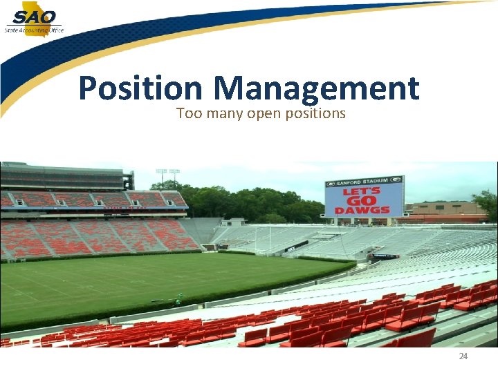 Position Management Too many open positions 24 