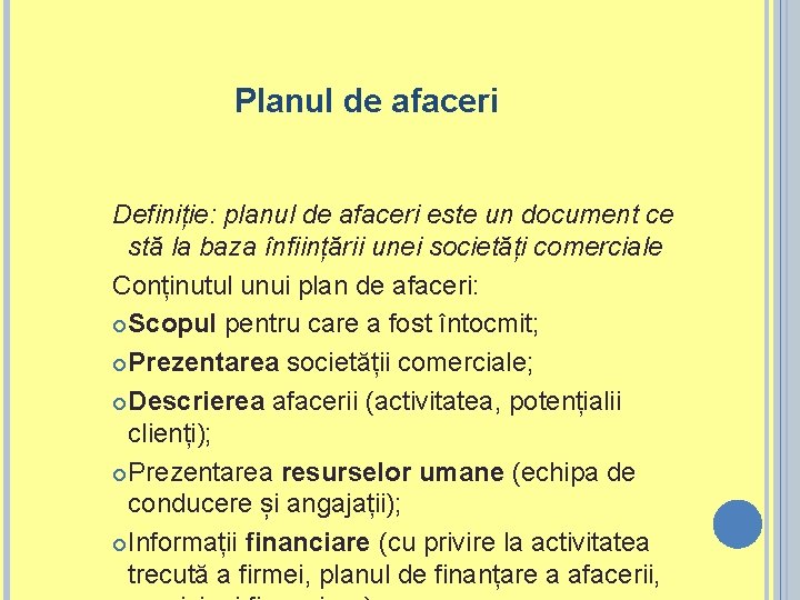 Planul De Afaceri Educaie Antreprenorial Programul A Doua