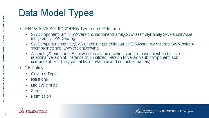 3 DS. COM/SOLIDWORKS © Dassault Systèmes | Confidential Information | 2/1/16 | ref. :