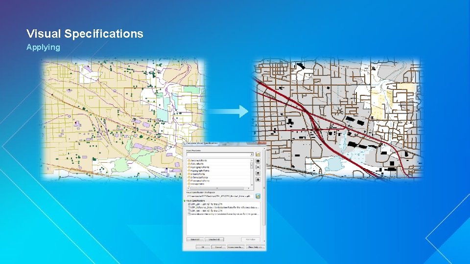 Visual Specifications Applying 