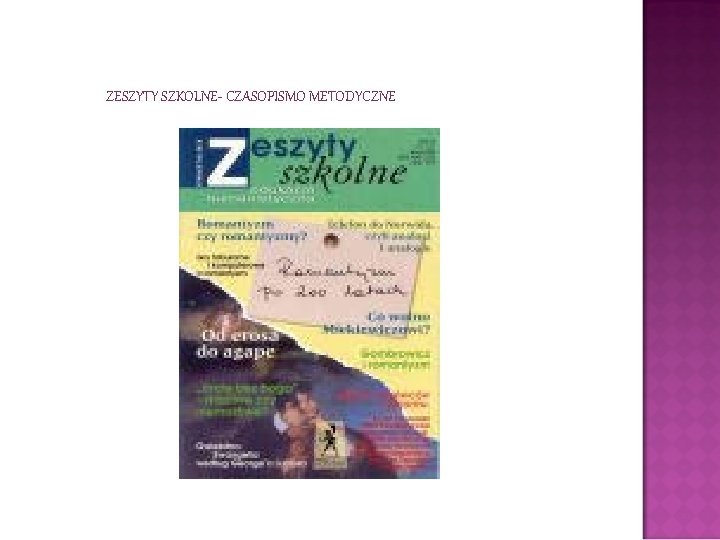 ZESZYTY SZKOLNE- CZASOPISMO METODYCZNE 