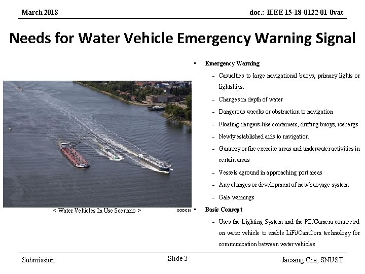 March 2018 doc. : IEEE 15 -18 -0122 -01 -0 vat Needs for Water