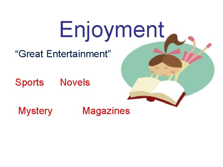 Enjoyment “Great Entertainment” Sports Mystery Novels Magazines 