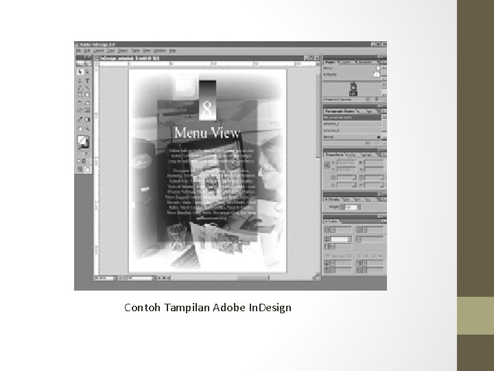 Contoh Tampilan Adobe In. Design 