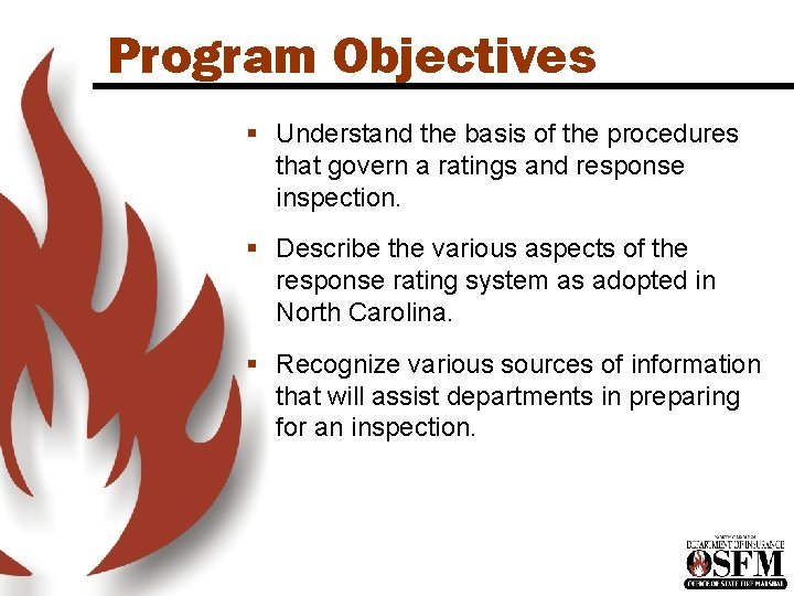 Program Objectives § Understand the basis of the procedures that govern a ratings and Program Objectives § Understand the basis of the procedures that govern a ratings and