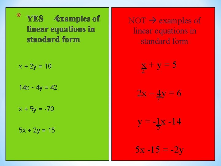 * x + 2 y = 10 14 x – 4 y = 42