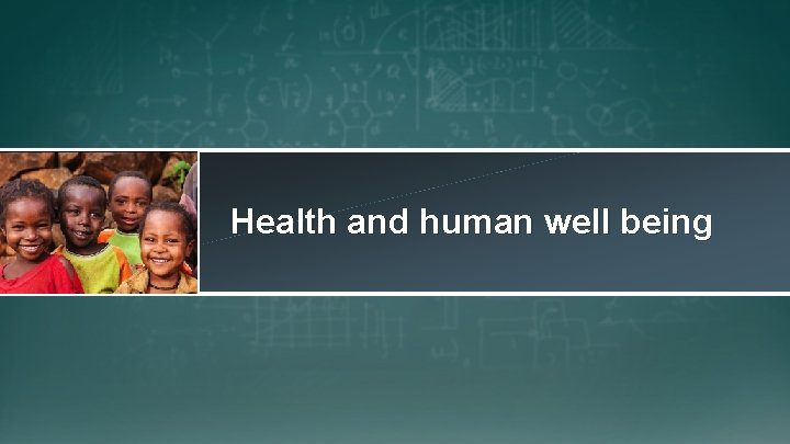 Engineering and Scientific Consulting Health and human well being 