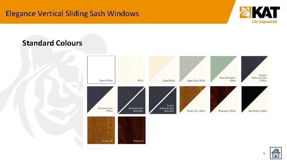 Elegance Vertical Sliding Sash Windows Standard Colours 5 