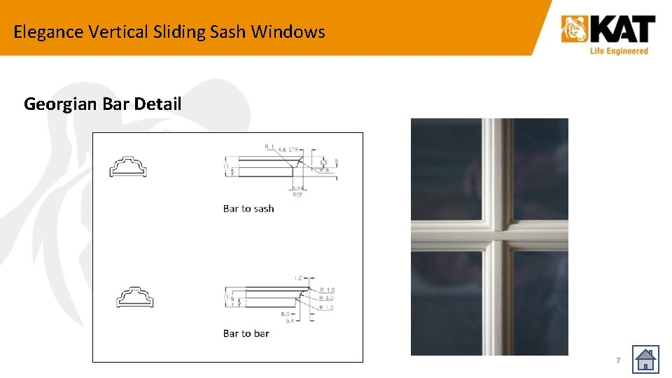 Elegance Vertical Sliding Sash Windows Georgian Bar Detail 7 