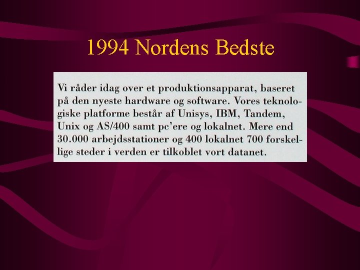 1994 Nordens Bedste 