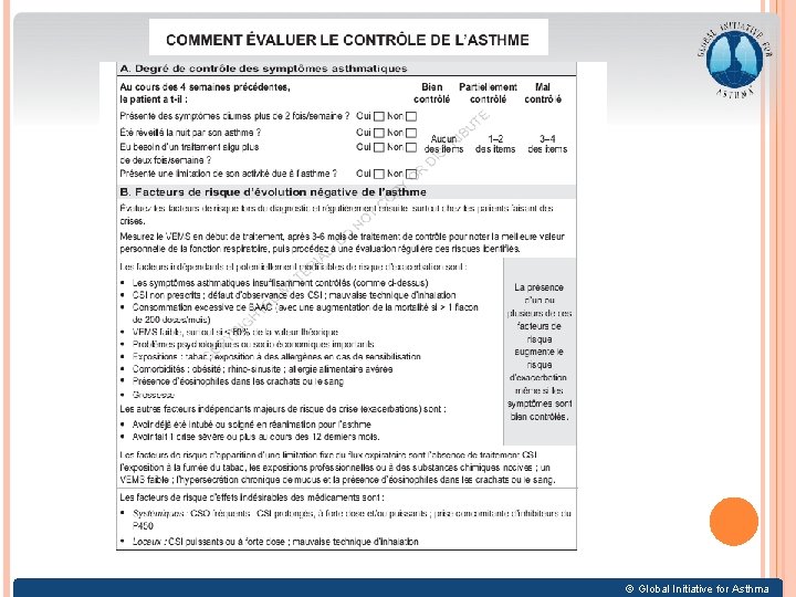 © Global Initiative for Asthma 