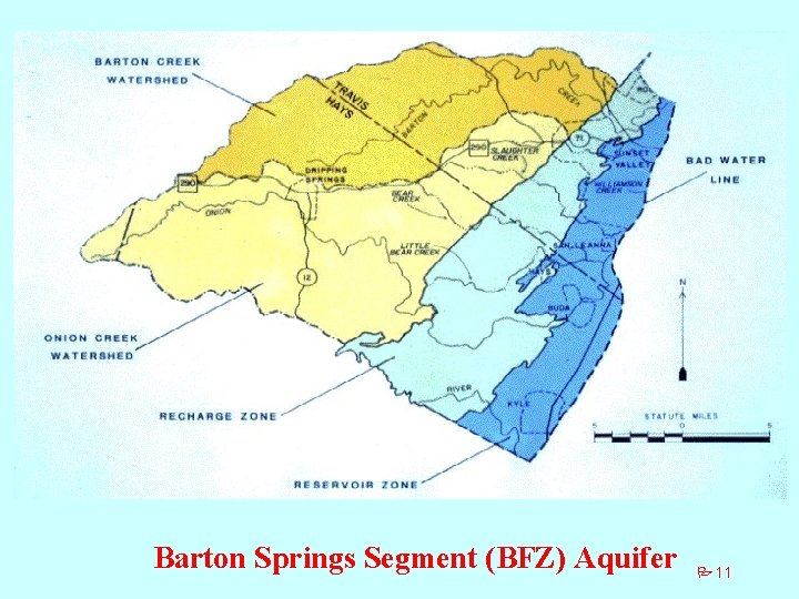 Barton Springs Segment (BFZ) Aquifer P 11 
