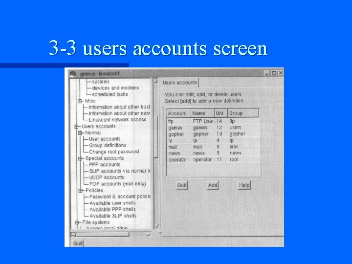 3 -3 users accounts screen 