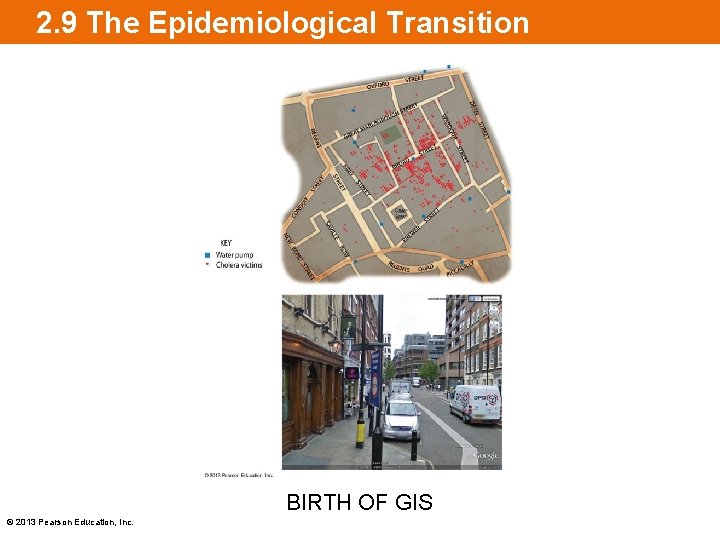 2. 9 The Epidemiological Transition BIRTH OF GIS © 2013 Pearson Education, Inc. 