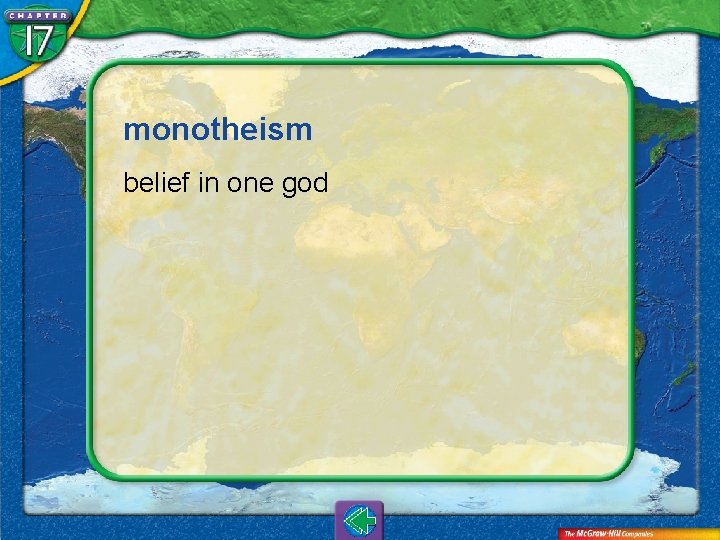 monotheism belief in one god 