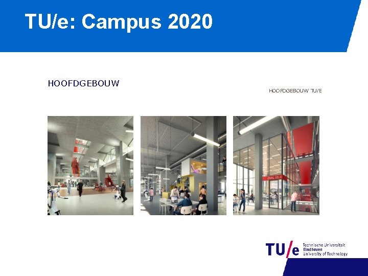 TU/e: Campus 2020 HOOFDGEBOUW TU/E 