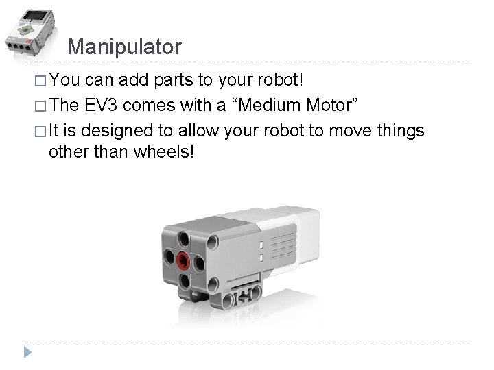 LEGO Mindstorms EV 3 How to design build