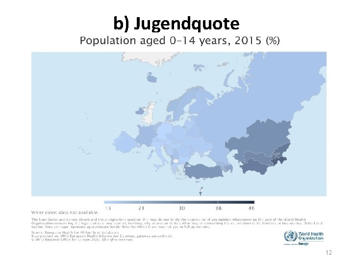 b) Jugendquote 12 b) Jugendquote 12