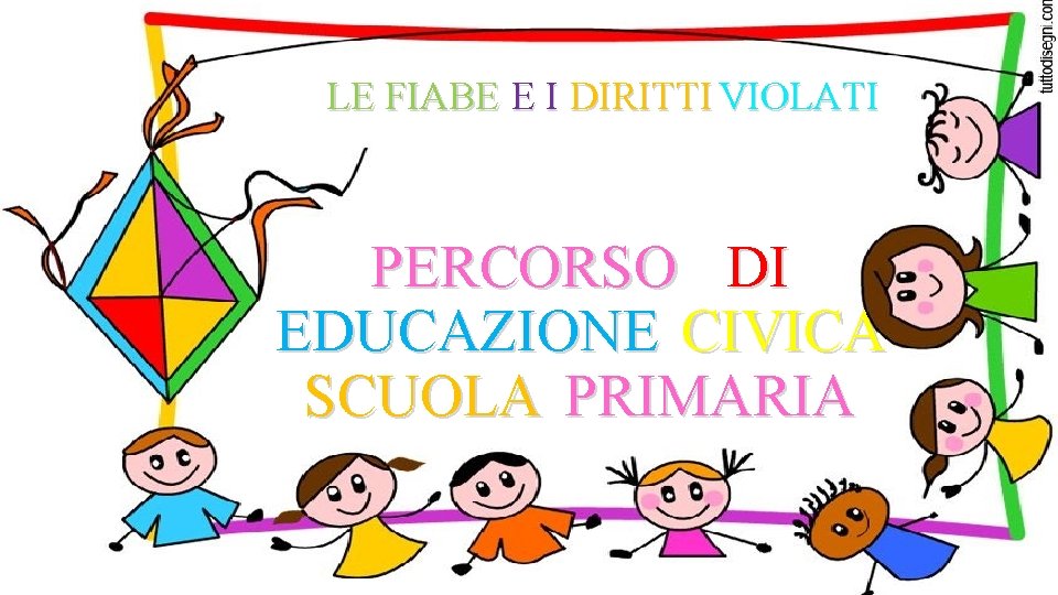 LE FIABE E I DIRITTI VIOLATI PERCORSO DI EDUCAZIONE CIVICA SCUOLA PRIMARIA 