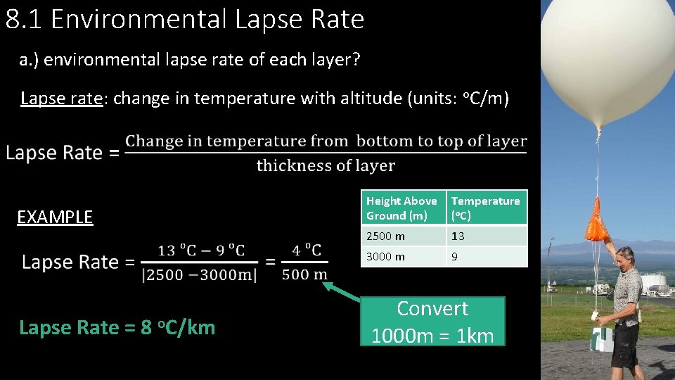 Meteo 003 Lab 6 Chapter 7 12a b